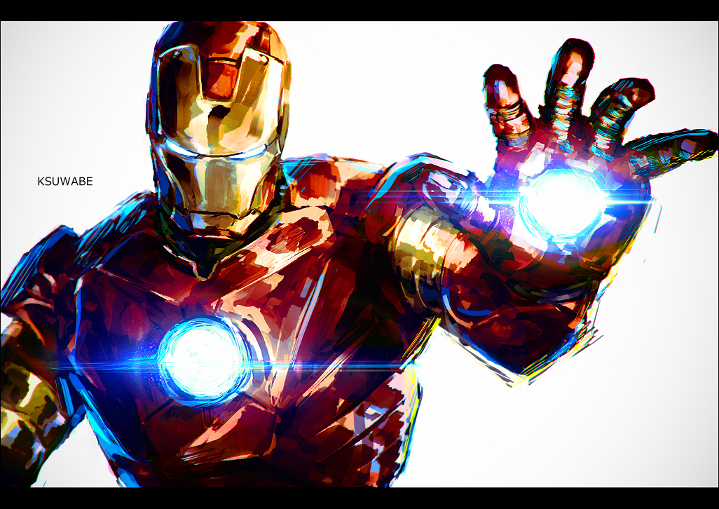 This is a pixiv picture whose title is アイアンマン.