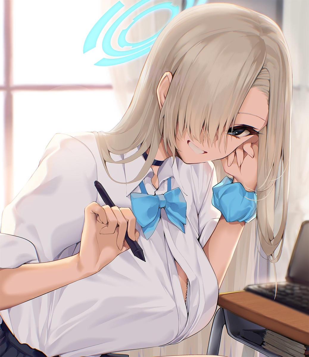 This is a pixiv picture whose title is ブルーアーカイブ大応援フェア　参加させていただきました。.