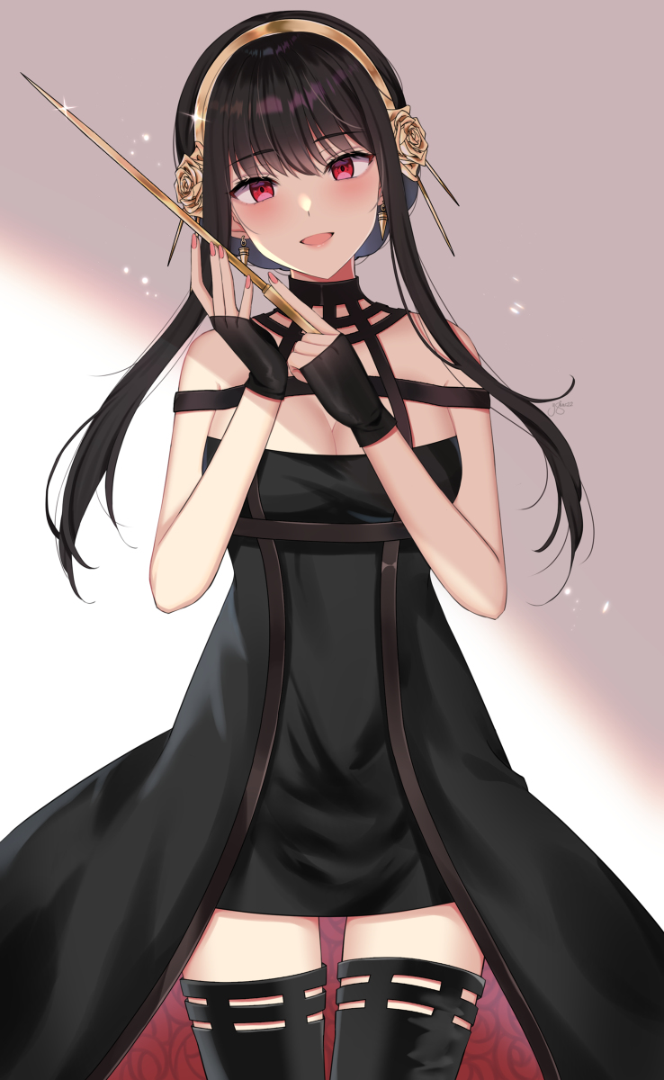 This is a pixiv picture whose title is ヨル・フォージャー.