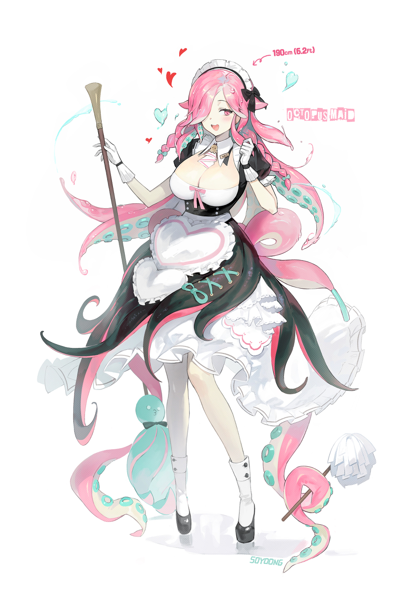 This is a pixiv picture whose title is タコメイド.