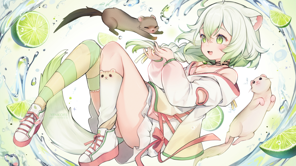 This is a pixiv picture whose title is Laimu.