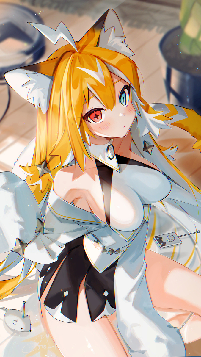 This is a pixiv picture whose title is びりびり.