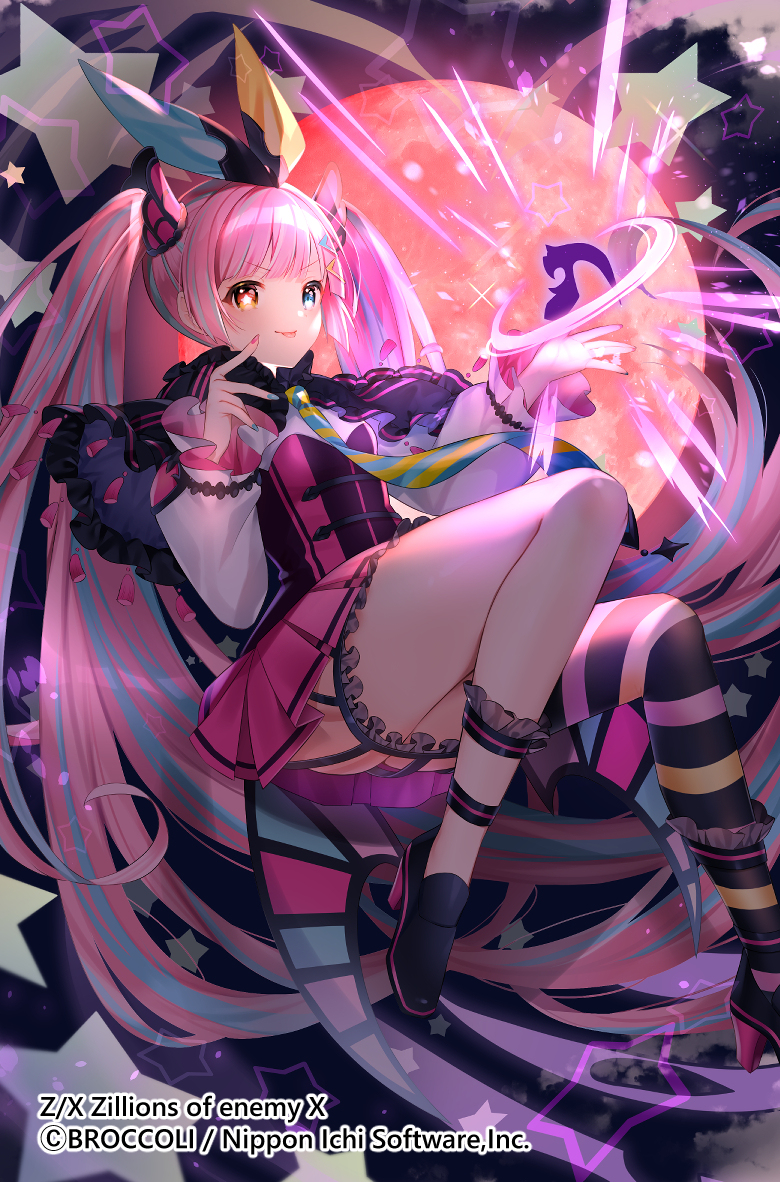 This is a pixiv picture whose title is 【Z/X】ミーティア 星河ノ決意.