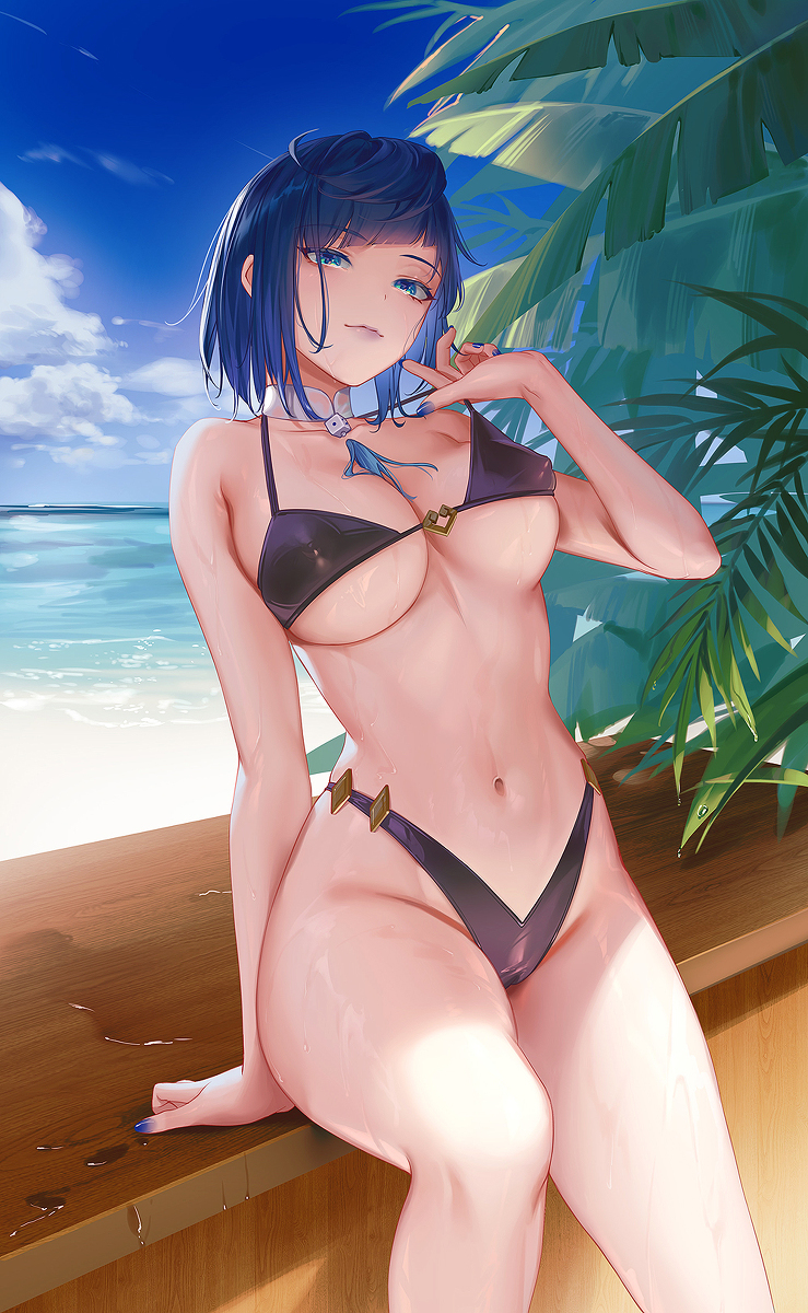 This is a pixiv picture whose title is 夜兰.