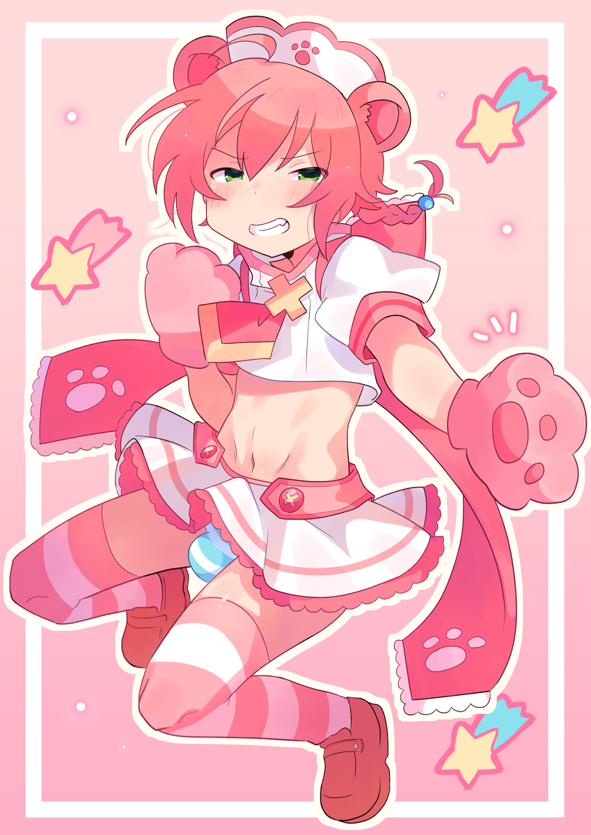 This is a pixiv picture whose title is オリキャラのみおくん🐻.