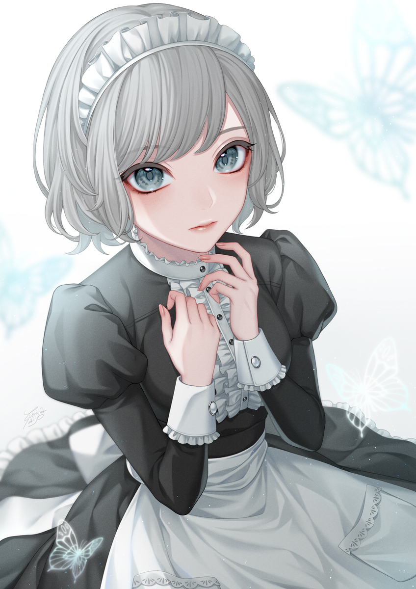 This is a pixiv picture whose title is 幸蝶.
