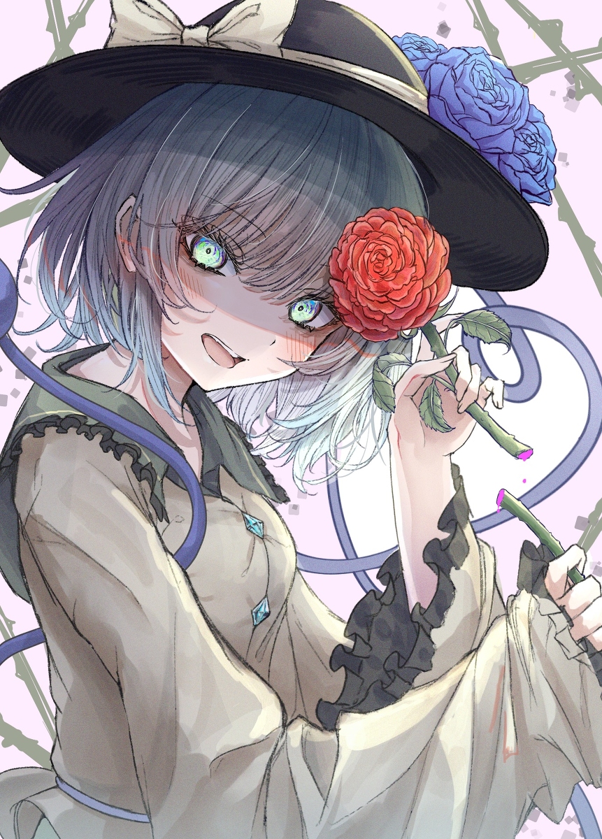 This is a pixiv picture whose title is 🌹.