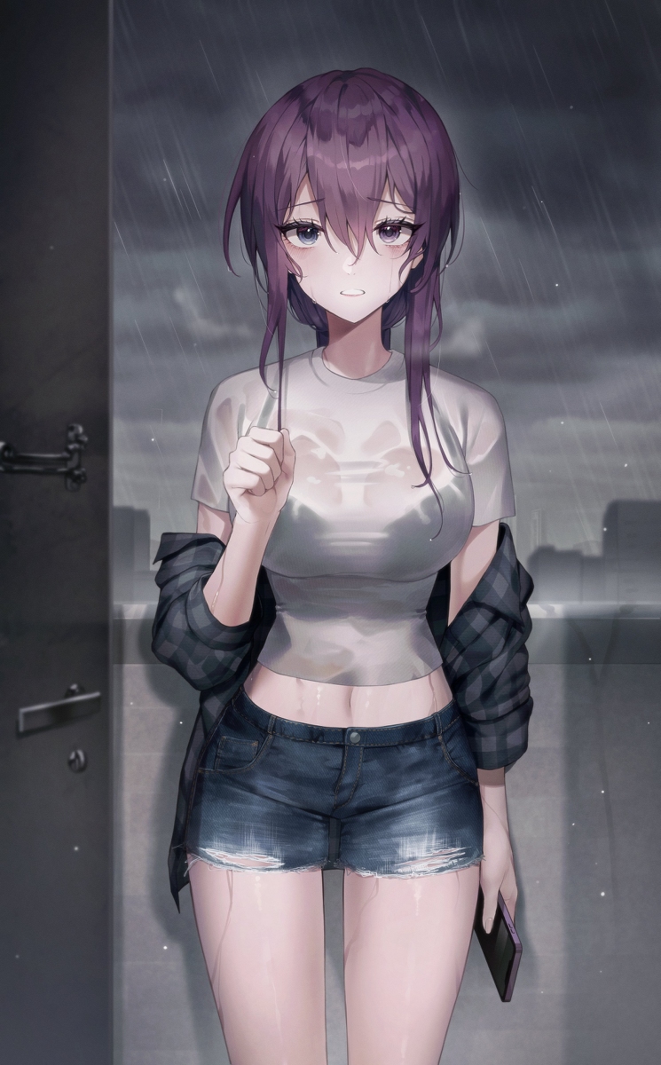 This is a pixiv picture whose title is 🌧.