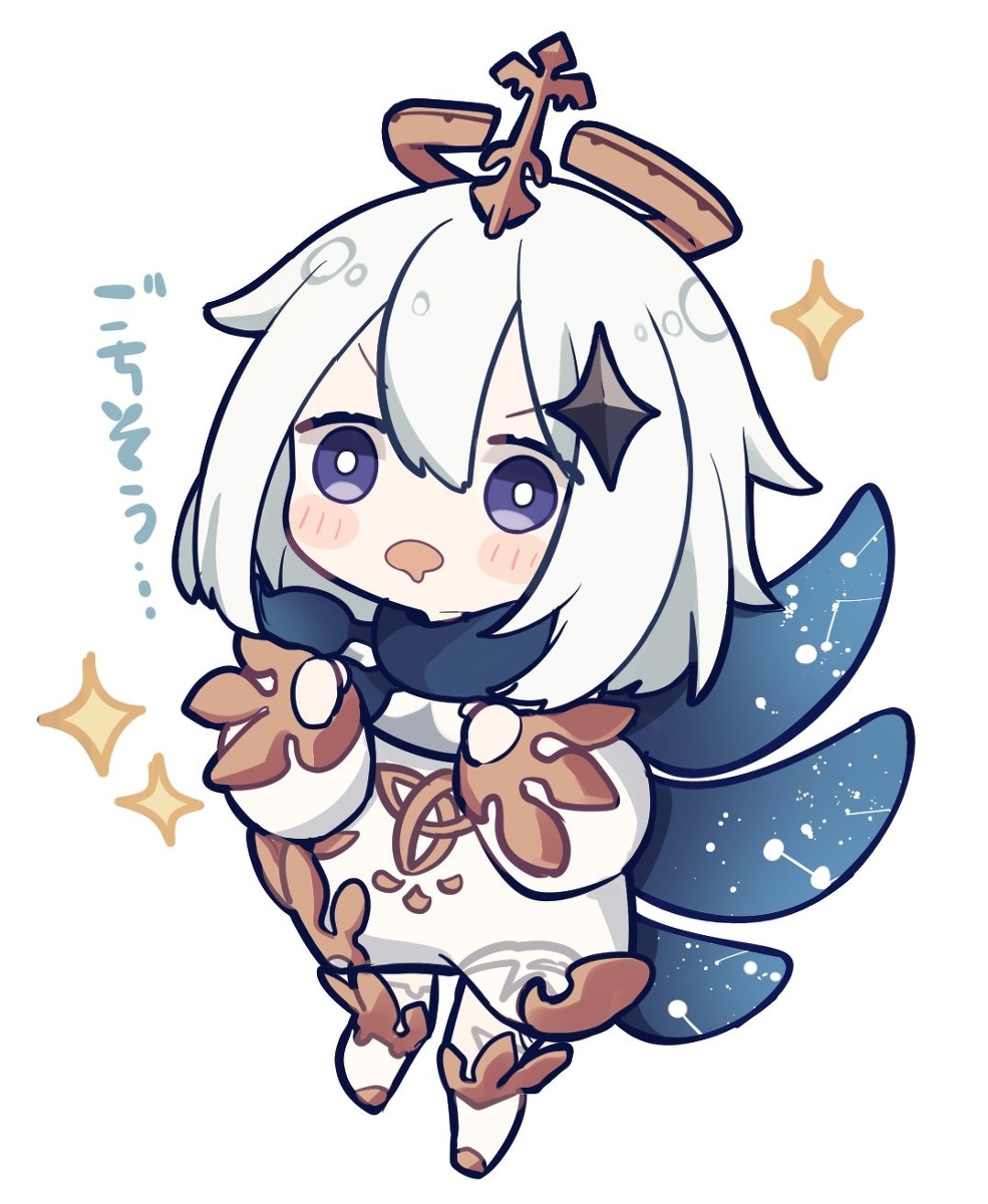 This is a pixiv picture whose title is パイモン.