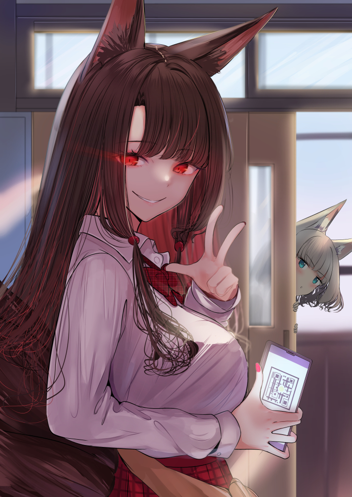 This is a pixiv picture whose title is ギャル赤城.