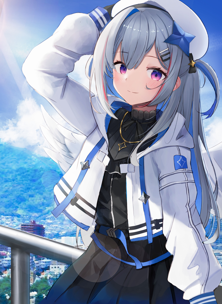 This is a pixiv picture whose title is 天音かなた.