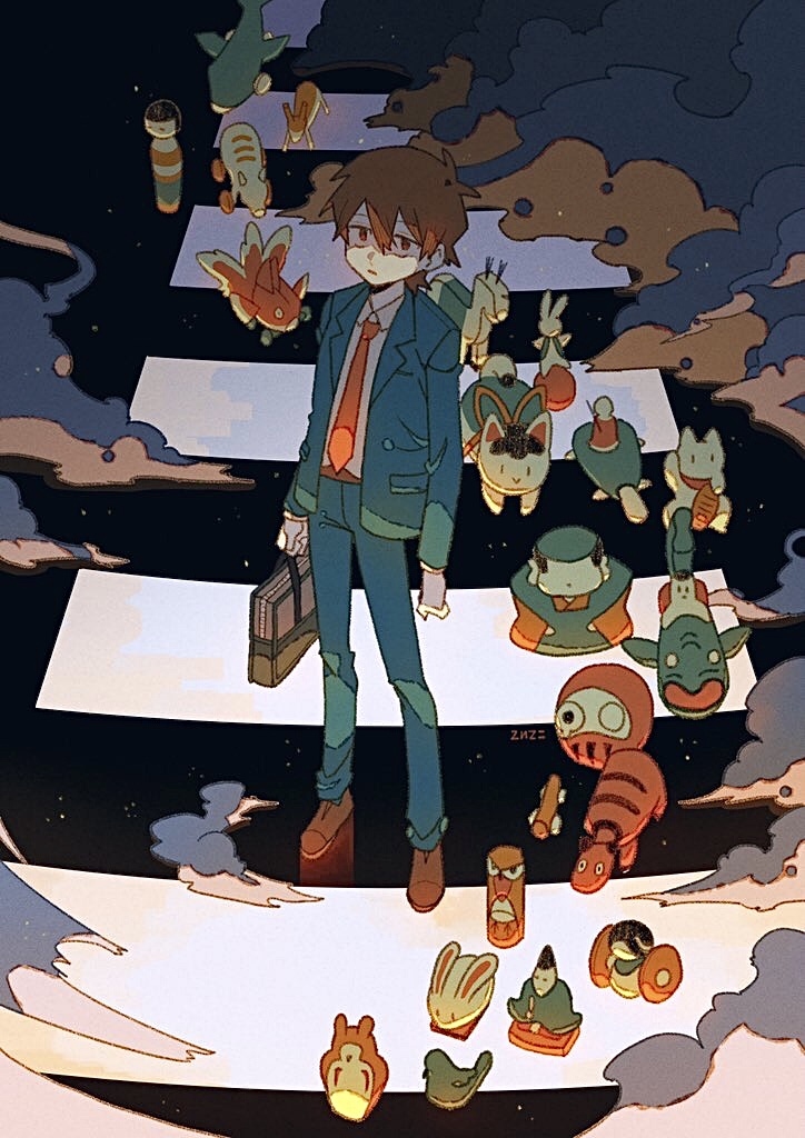 This is a pixiv picture whose title is 百奇夜行.