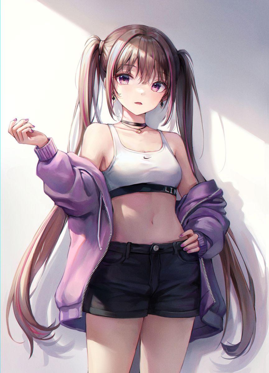 This is a pixiv picture whose title is OC.