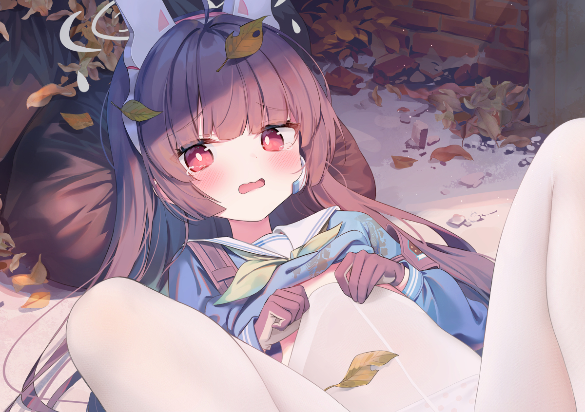 This is a pixiv picture whose title is 每个月的白丝/黑丝（2022.4）.