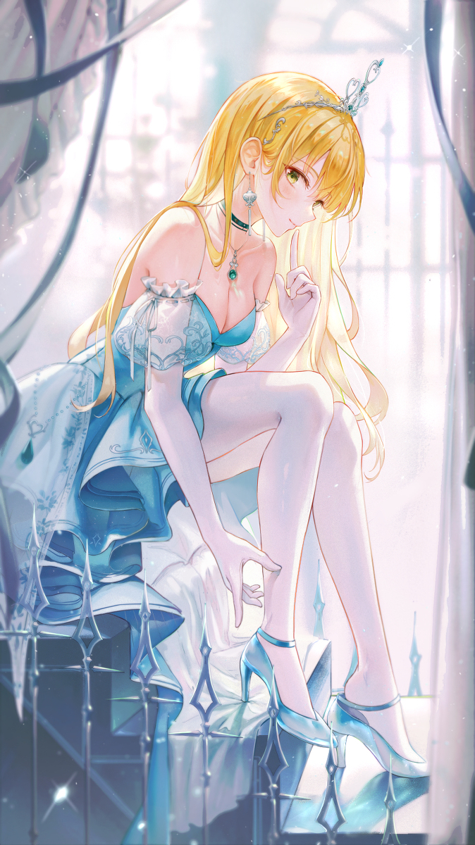 This is a pixiv picture whose title is Cinderella.