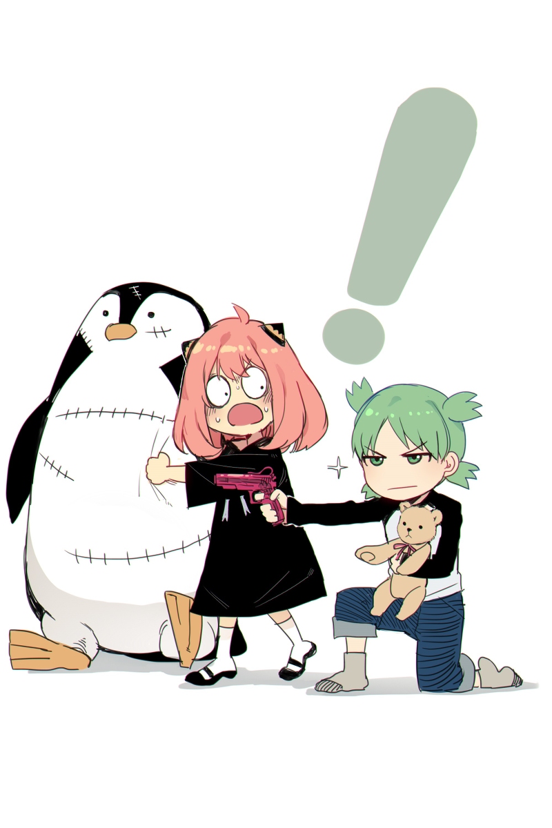 This is a pixiv picture whose title is Yotsuba & SPY.