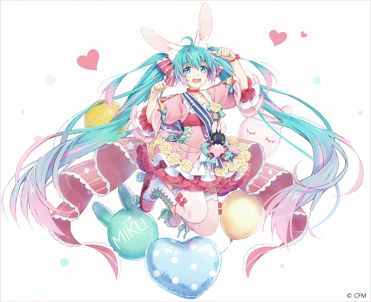 This is a pixiv picture whose title is 🐰🐰.