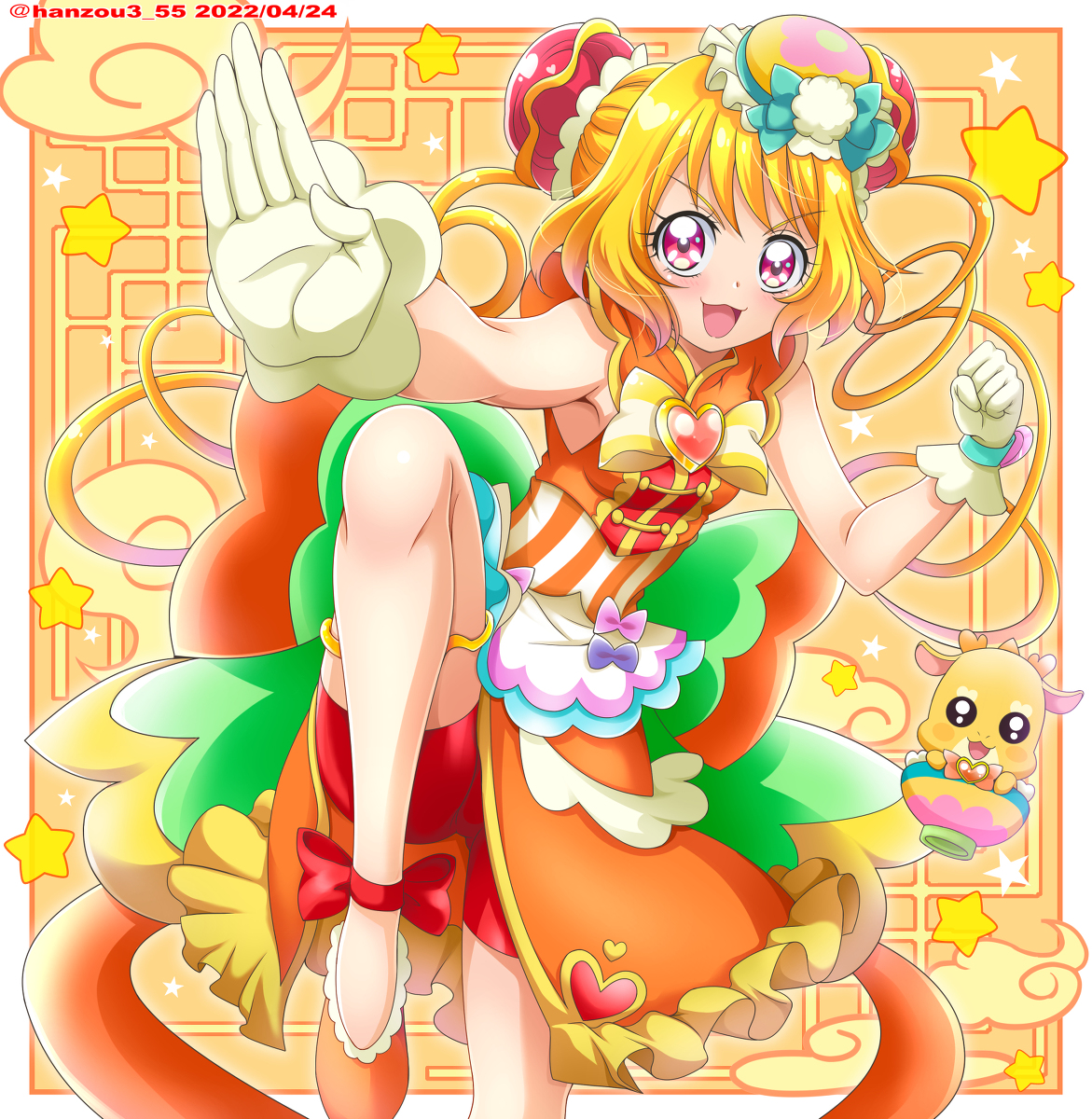 This is a pixiv picture whose title is キュアヤムヤム！.