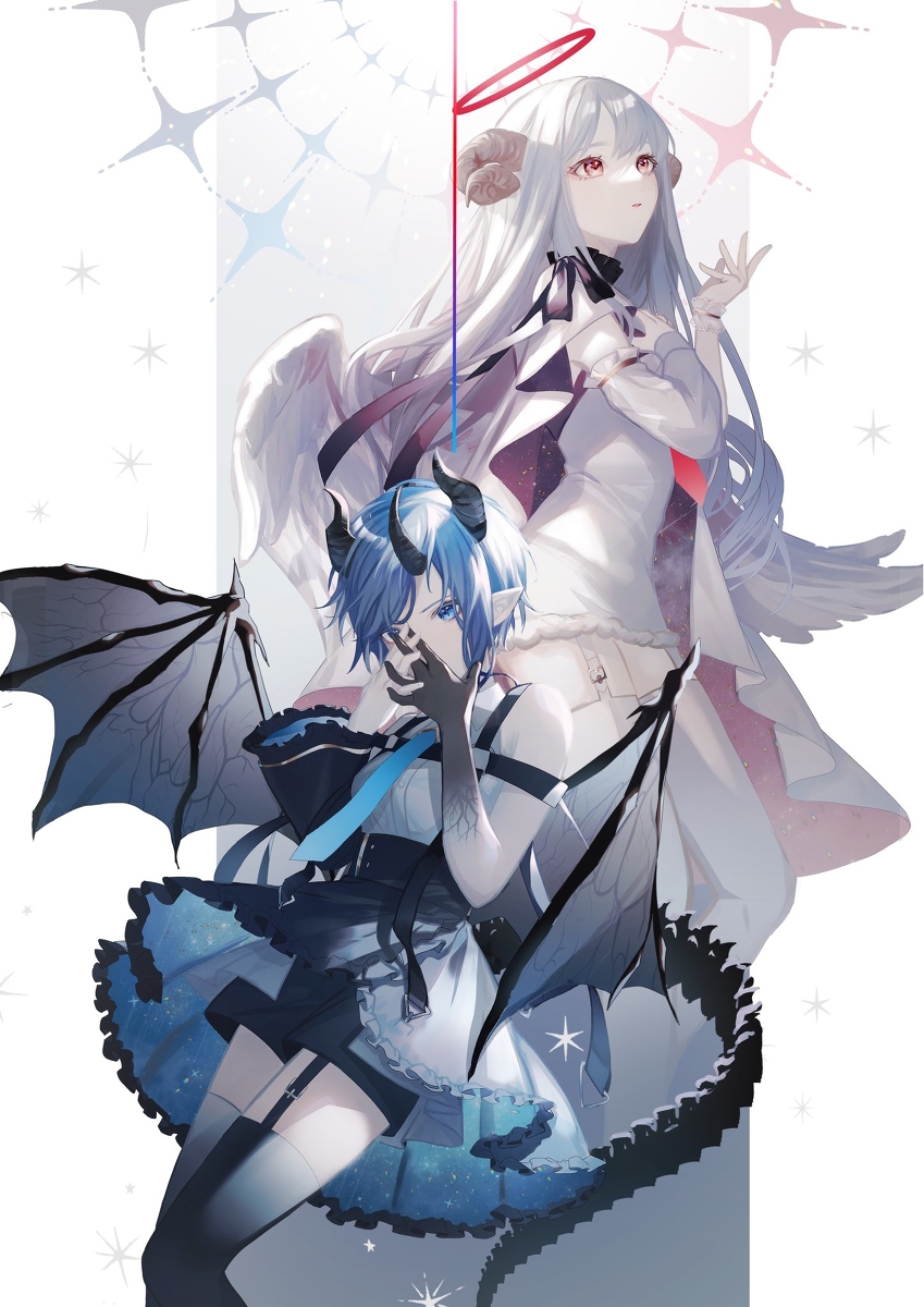 This is a pixiv picture whose title is 天啓.