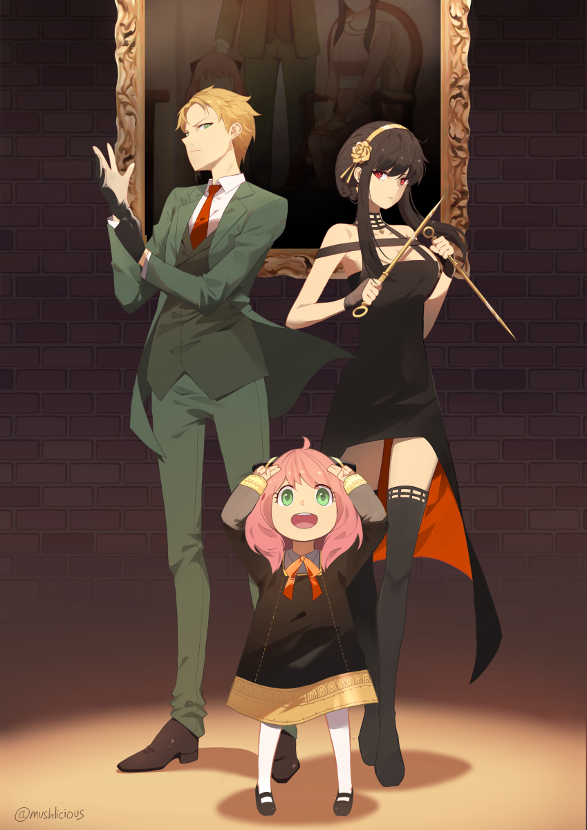This is a pixiv picture whose title is Spy x Family.