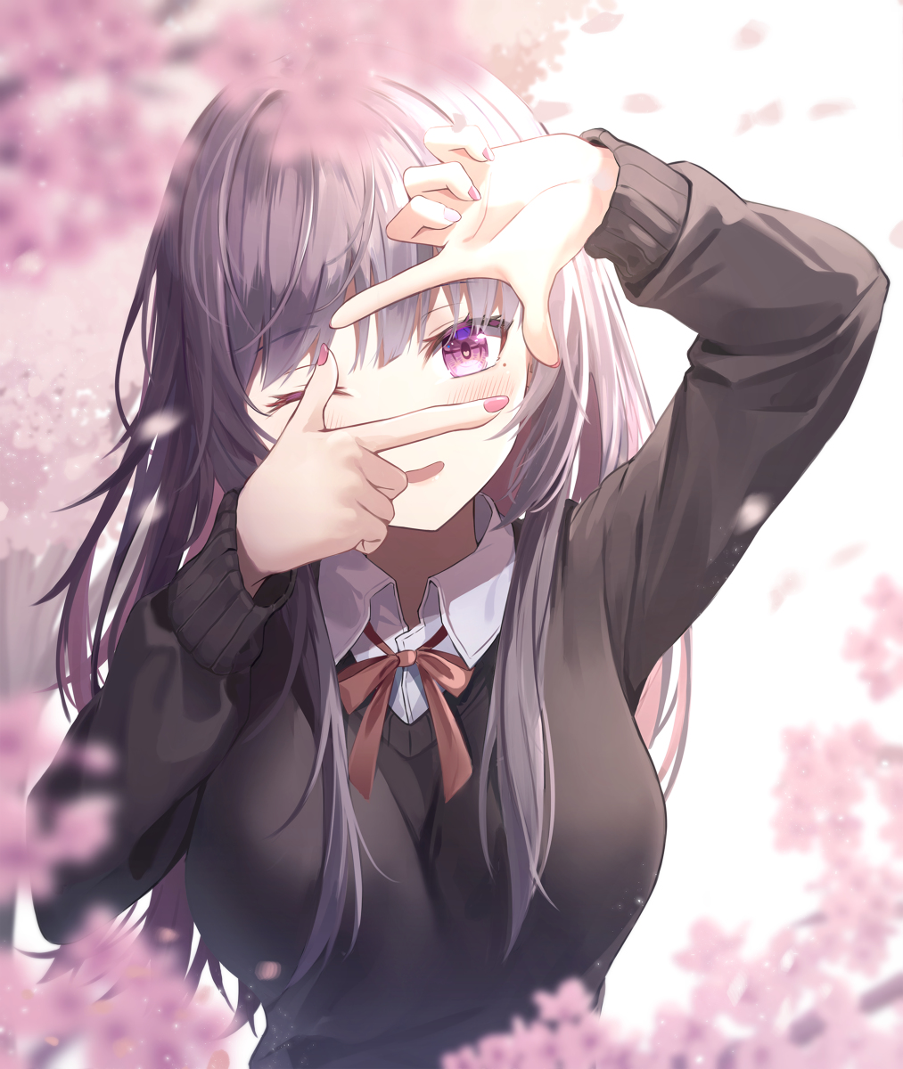 This is a pixiv picture whose title is Say cheese~.