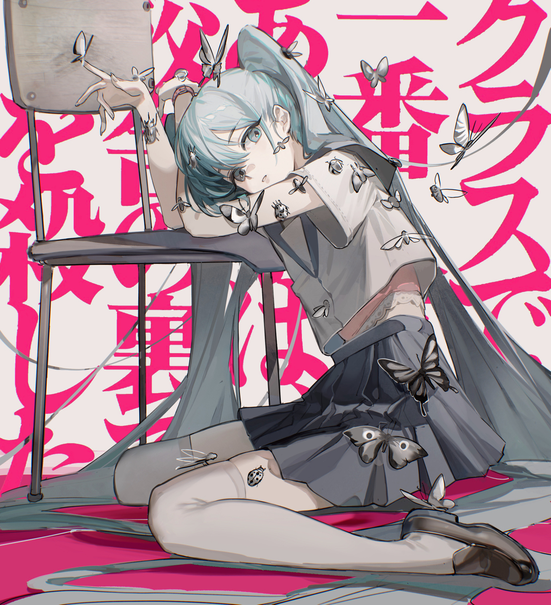 This is a pixiv picture whose title is 🦋.