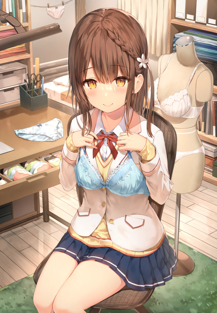 This is a pixiv picture whose title is ランジェリーガールをお気に召すまま.