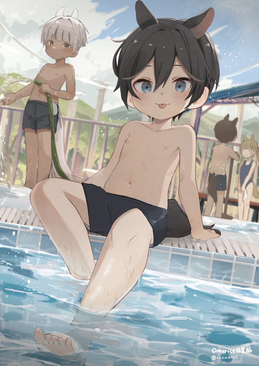 This is a pixiv picture whose title is 夏天🏖.