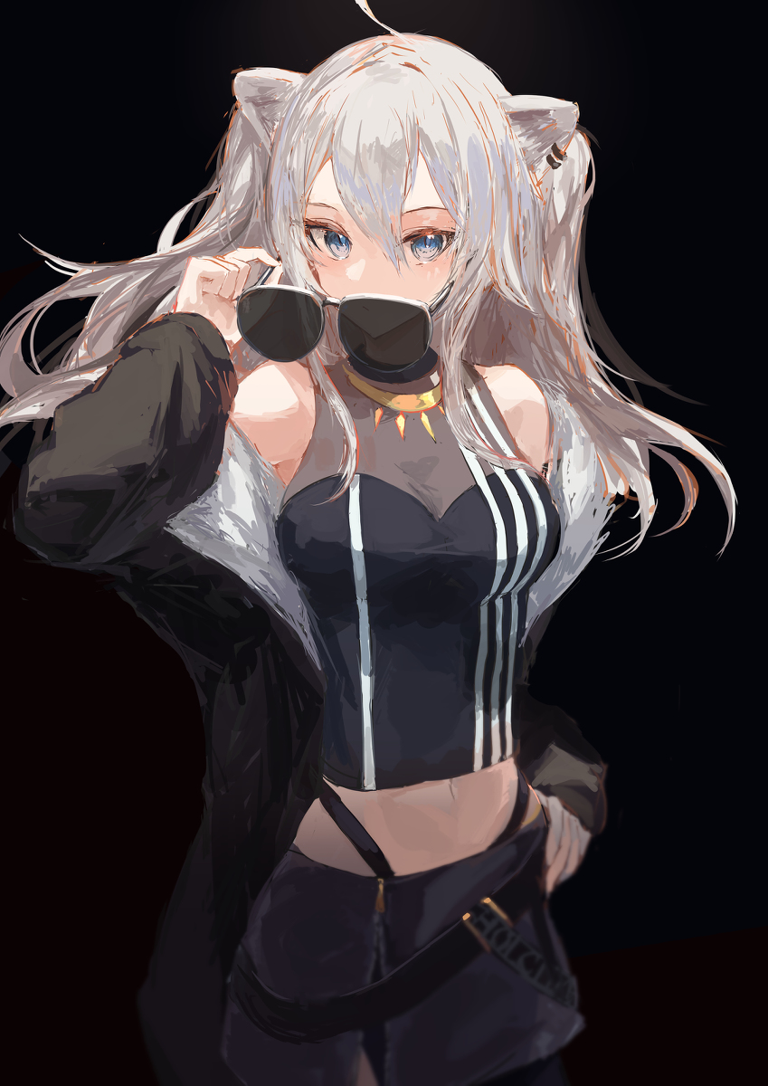 This is a pixiv picture whose title is 獅白ぼたん.