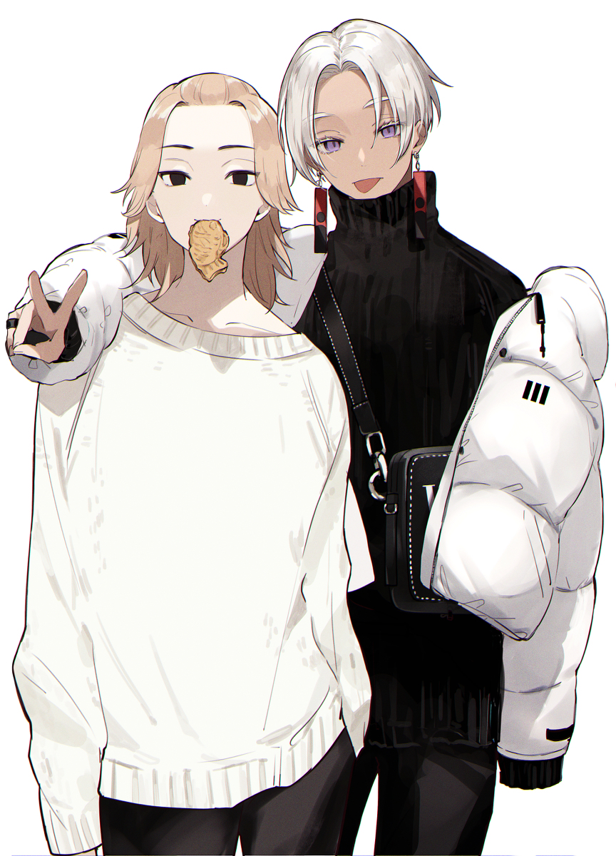 This is a pixiv picture whose title is 佐野兄弟if.
