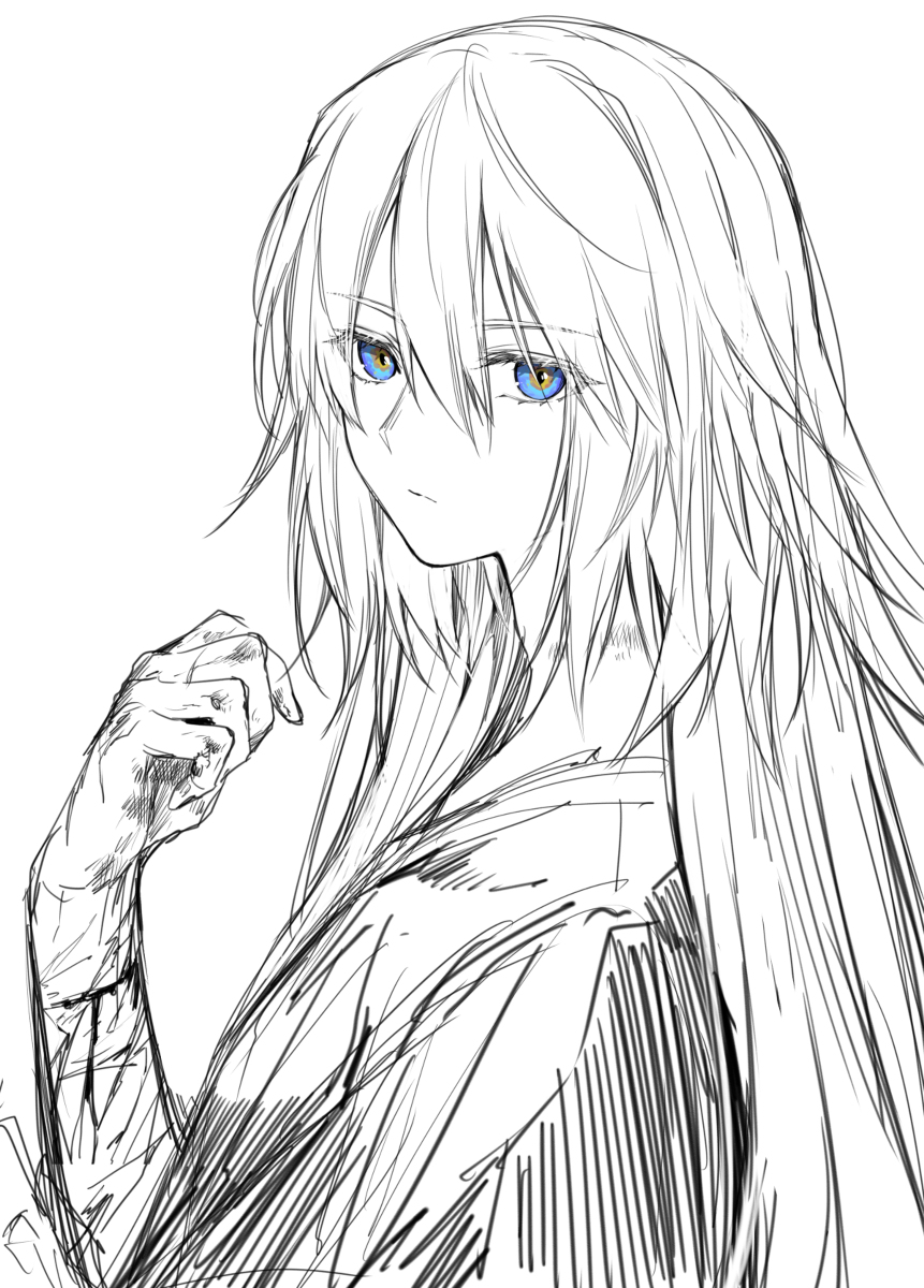This is a pixiv picture whose title is 傷と.