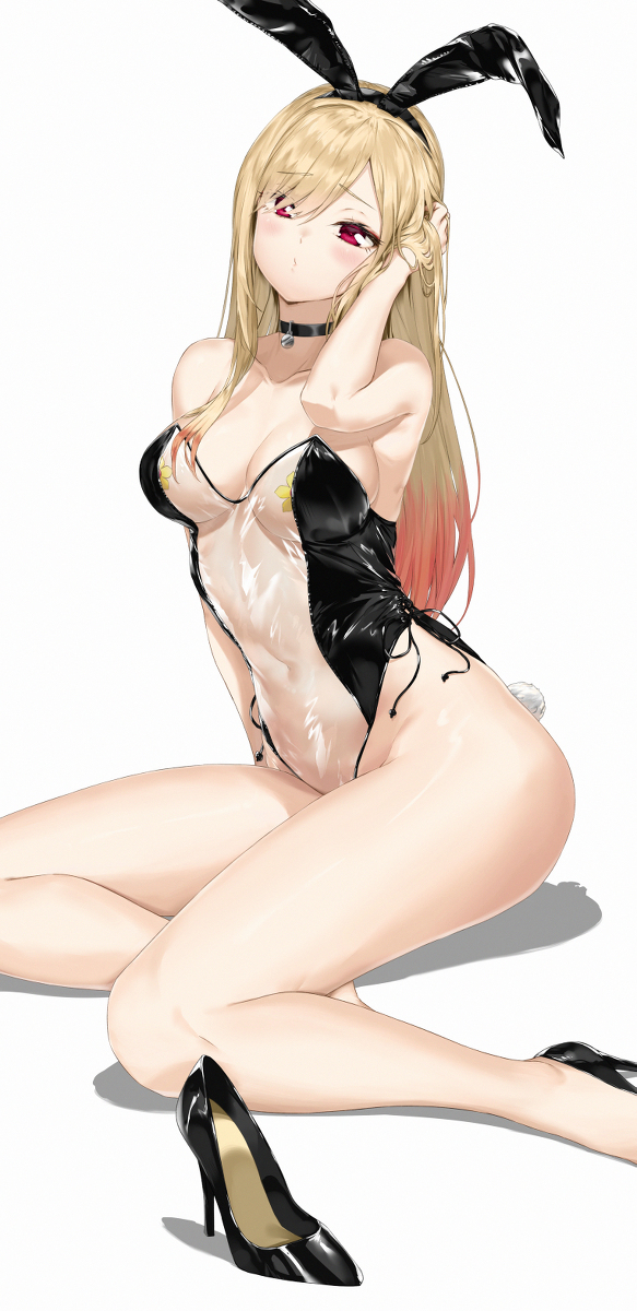 This is a pixiv picture whose title is バニー海夢.