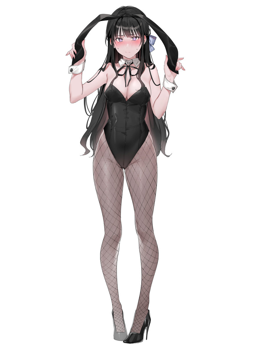 This is a pixiv picture whose title is 真面目ちゃん バニー🐰.