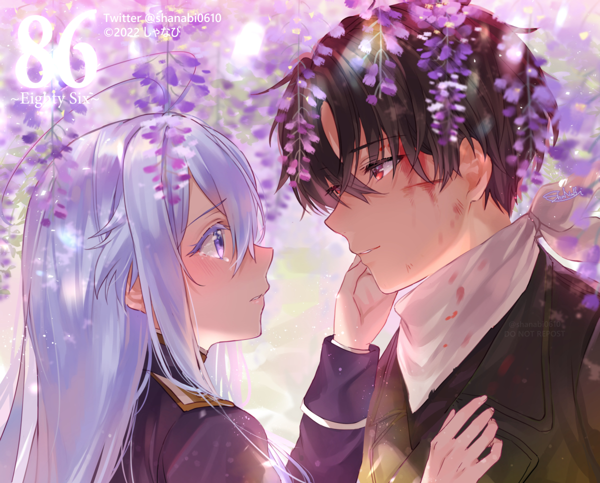 This is a pixiv picture whose title is 「ただいま。」戦場の花🌼.