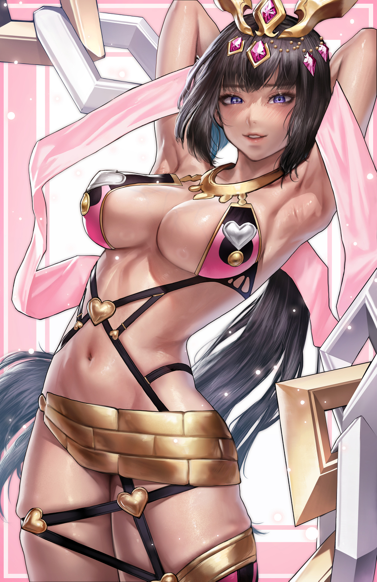 This is a pixiv picture whose title is 아피스.