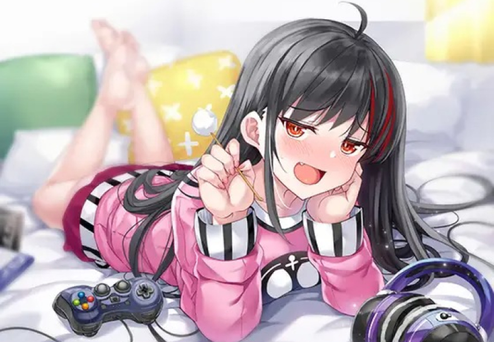 This is a pixiv picture whose title is 田舎の実家で妹とのんびり過ごしてみた.