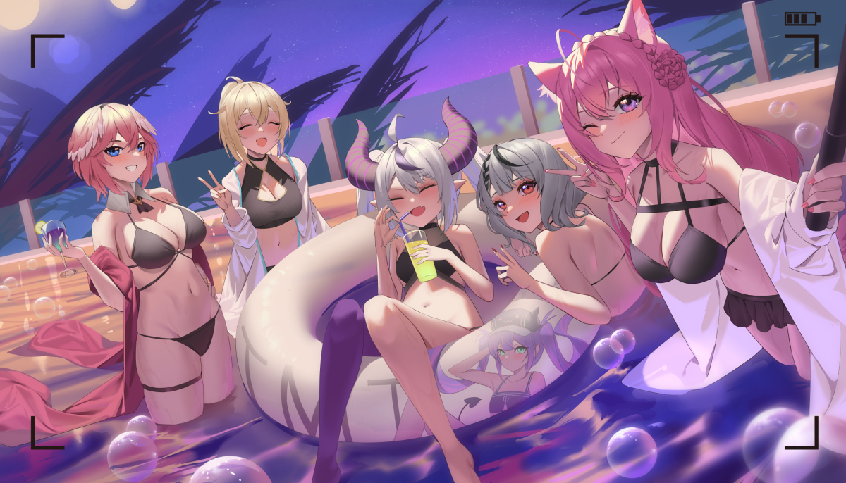 This is a pixiv picture whose title is HOLO X Summer Party.