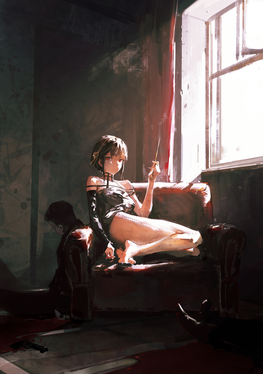 This is a pixiv picture whose title is yor.