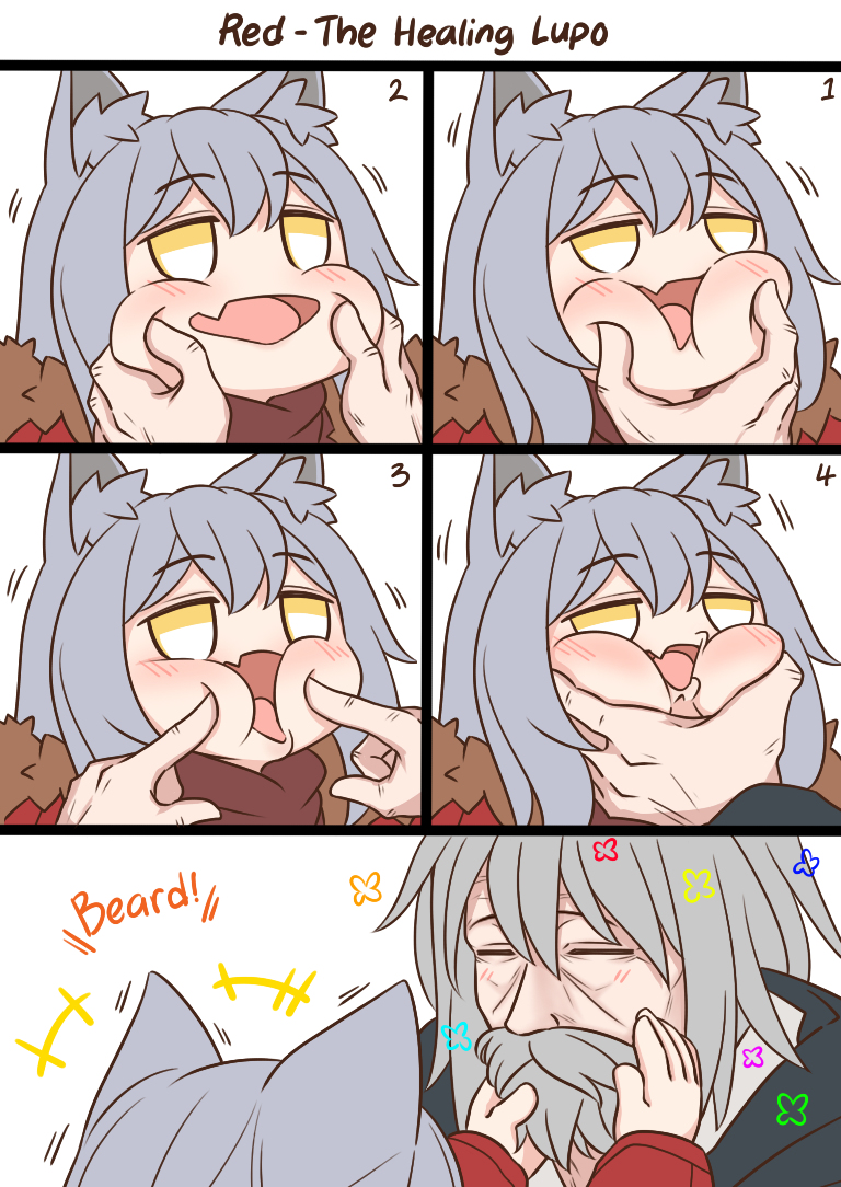 This is a pixiv picture whose title is Squish That Lupo!.