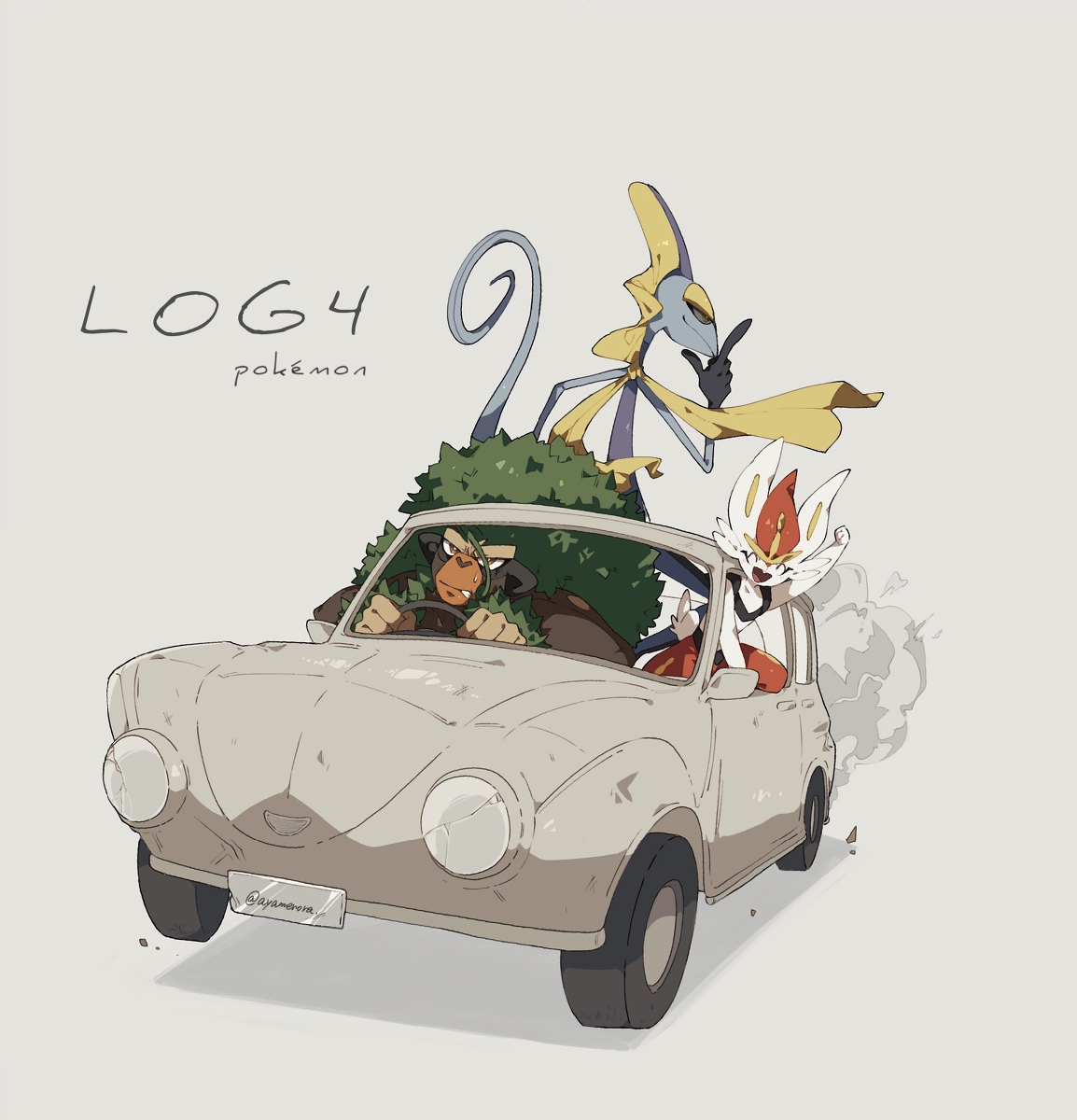 This is a pixiv picture whose title is pkmn LOG4.