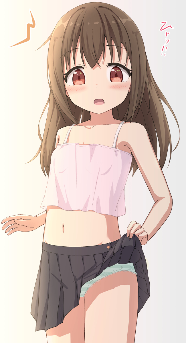 This is a pixiv picture whose title is 「おかえりー」ｶﾞﾁｬｯ🚪.