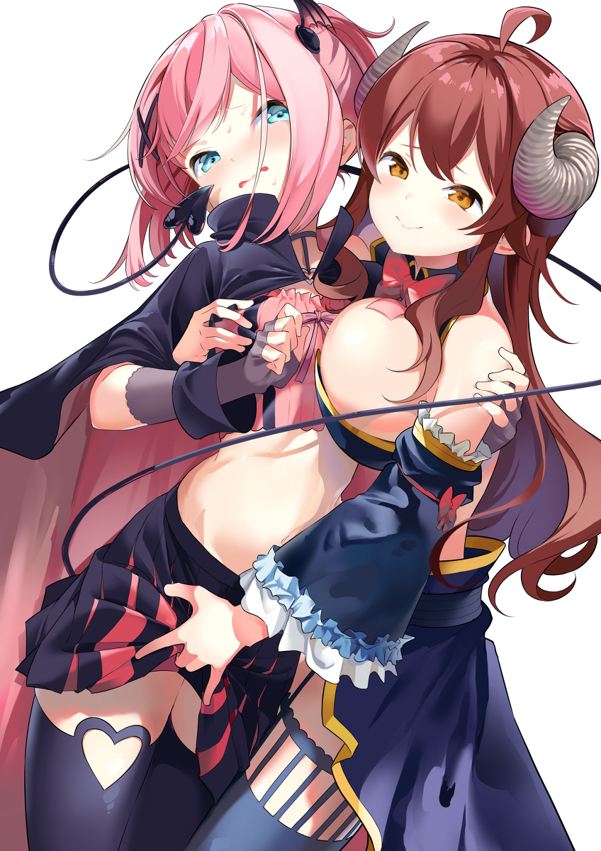 This is a pixiv picture whose title is シャミ桃.