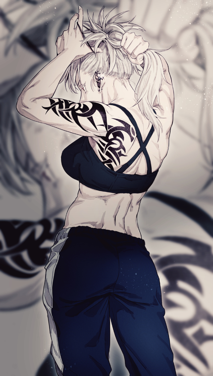 This is a pixiv picture whose title is ~Skeb~.