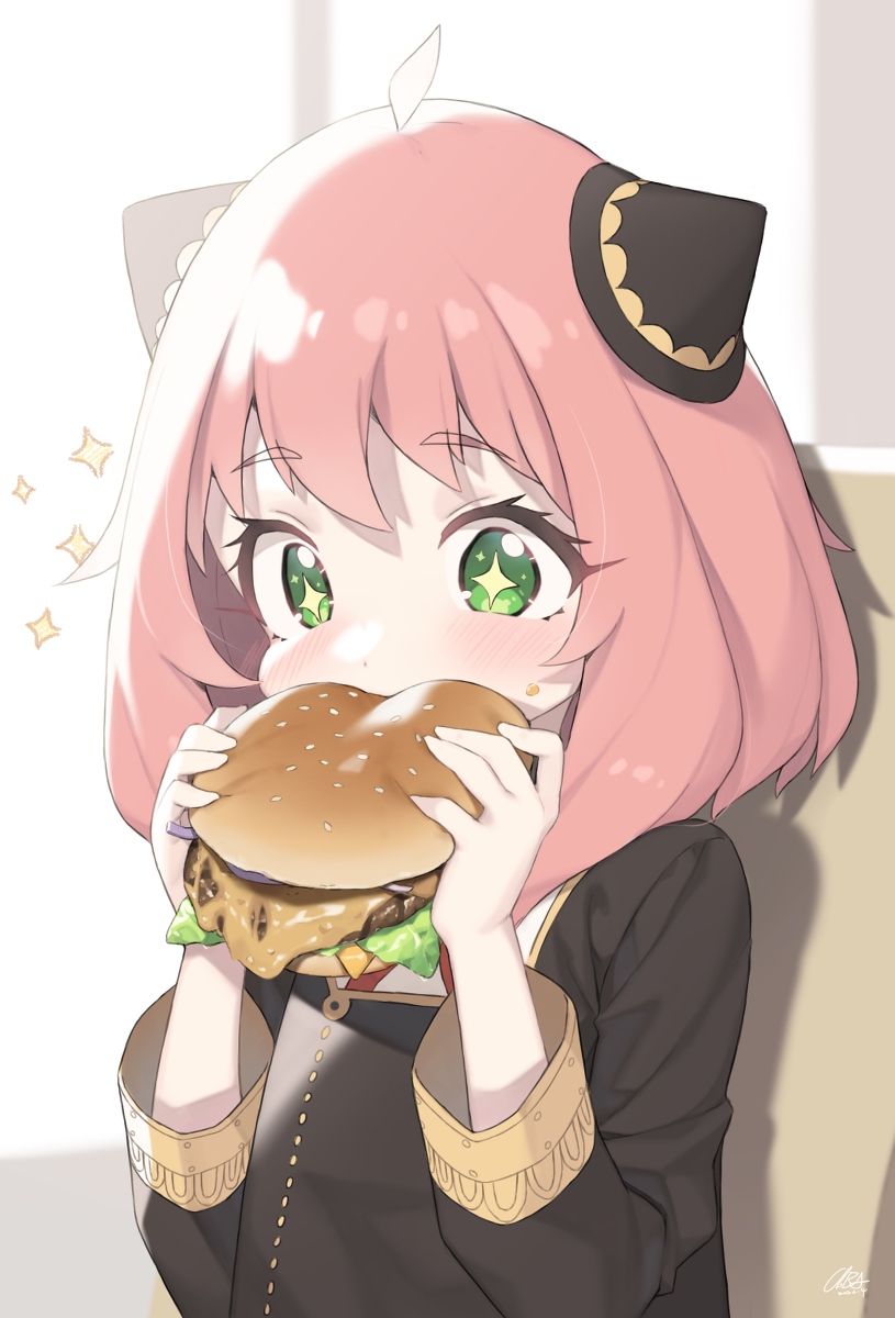 This is a pixiv picture whose title is Peanut Burger!.