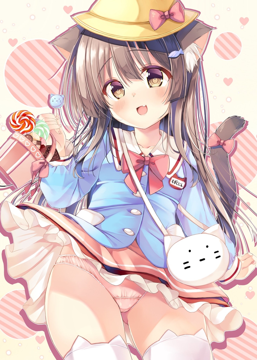 This is a pixiv picture whose title is 園児にん.