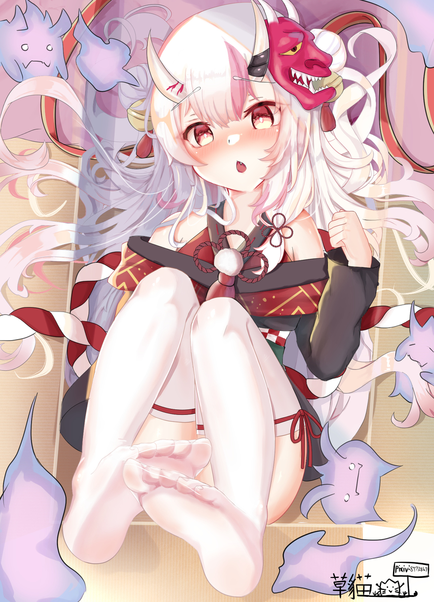 This is a pixiv picture whose title is 百鬼あやめ.