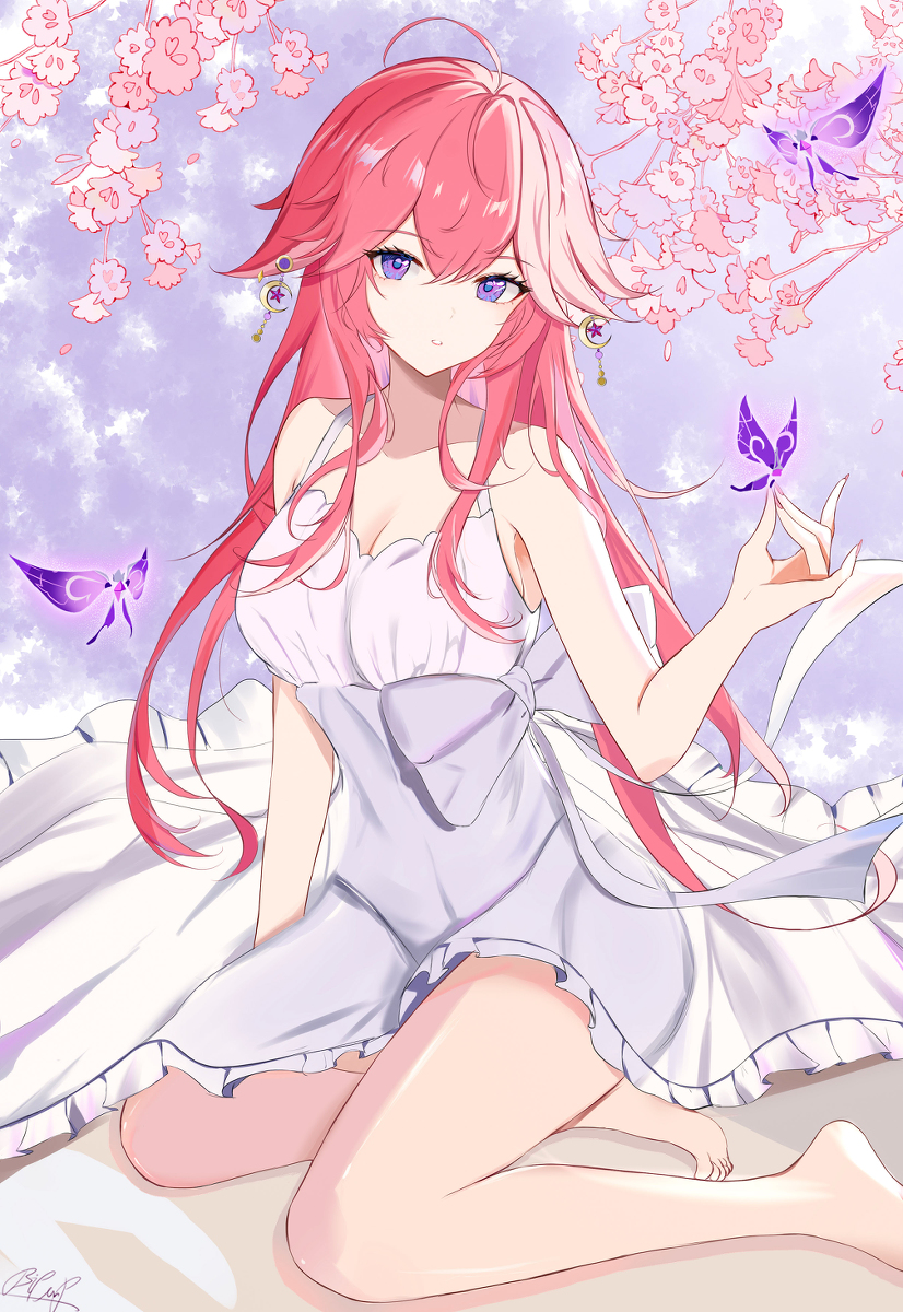 This is a pixiv picture whose title is 神子.
