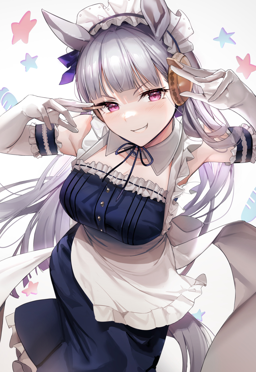 This is a pixiv picture whose title is メイドゴルシ.