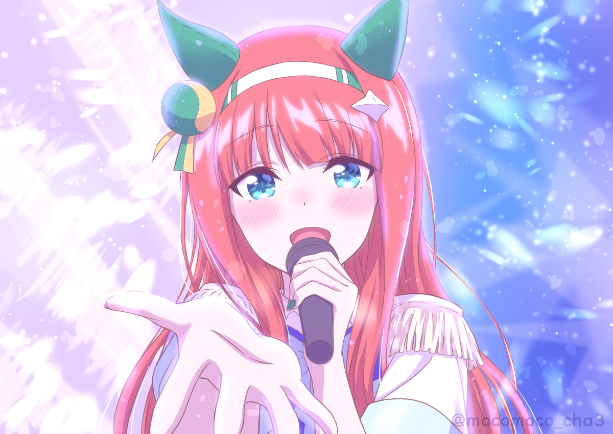 This is a pixiv picture whose title is サイレンススズカ.