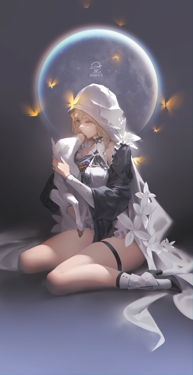 This is a pixiv picture whose title is 「圣腿」.